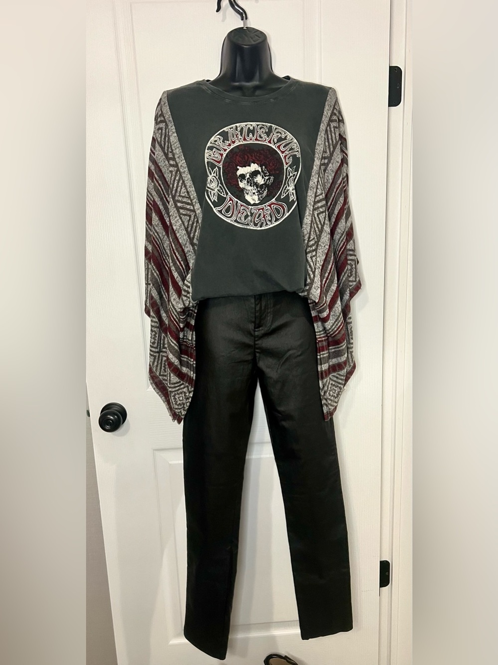 Handmade Upcycled Lucky Brand Grateful Dead t-shirt converted in a Bandcho